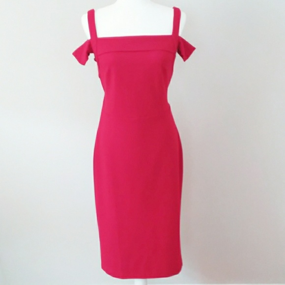 WesleeRose Dresses & Skirts - Weslee Rose Red Dress NWT w/ Side Shoulder Straps